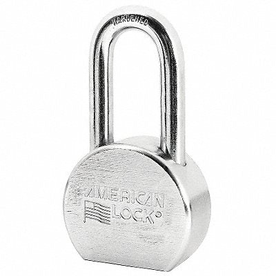 Keyed Padlock 15/16 in Round Silver