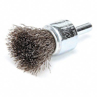 Crimped Wire End Brush Stainless Steel