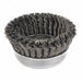 Knot Wire Cup Brush Threaded Arbor 5 In.