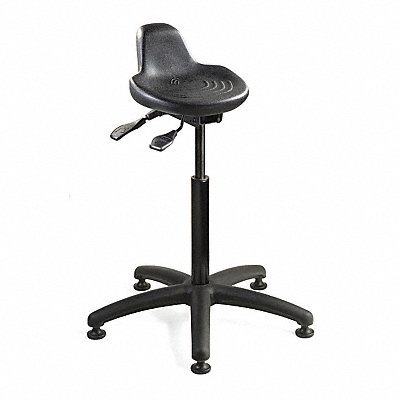 Sit/Stand Stool 5-Star Black 32 H