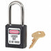 K7940 Lockout Padlock KD Black 1-3/4 H