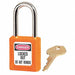 Lockout Padlock KA Orange 1-3/4 H