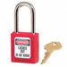 K7940 Lockout Padlock KD Red 1-3/4 H