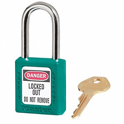 K7940 Lockout Padlock KD Teal 1-3/4 H