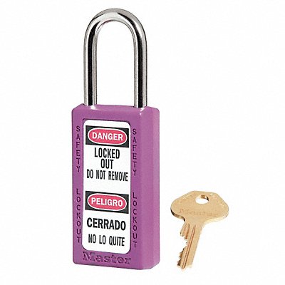 D1948 Lockout Padlock KD Purple 3 H