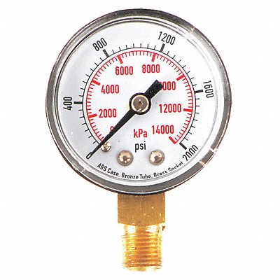 D1334 Pressure Gauge Test 1-1/2 In