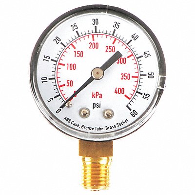 D1338 Pressure Gauge Test 2 In