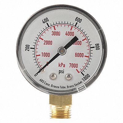 D1338 Pressure Gauge Test 2 In