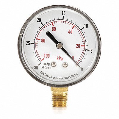 D1343 Vacuum Gauge Test 2-1/2 In