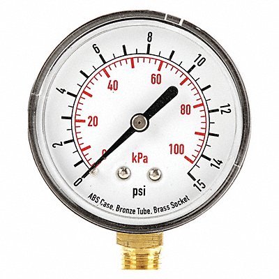 D1343 Pressure Gauge Test 2-1/2 In