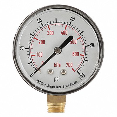 D1348 Pressure Gauge Test 3-1/2 In