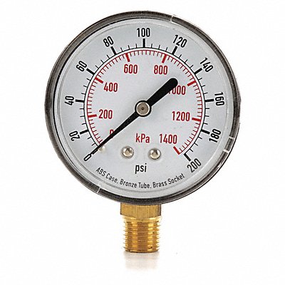 D1343 Pressure Gauge Test 2-1/2 In