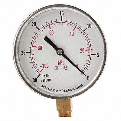 D1348 Vacuum Gauge Test 3-1/2 In