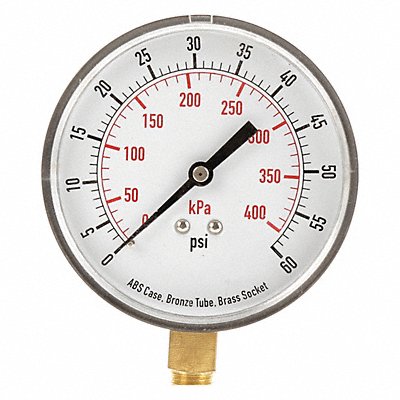 D1348 Pressure Gauge Test 3-1/2 In