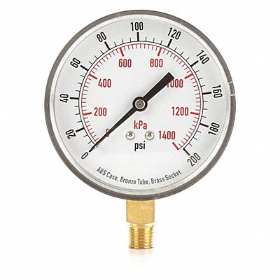 D1348 Pressure Gauge Test 3-1/2 In