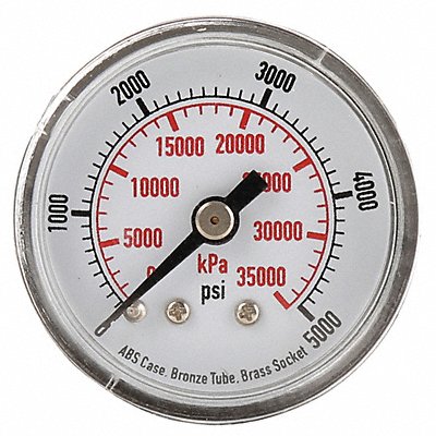 D1335 Pressure Gauge 0 to 5000 0 to 35 000 kPa