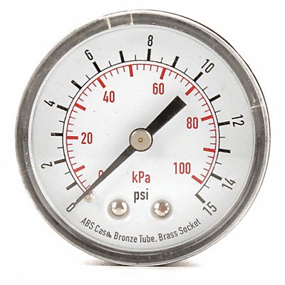 D1339 Pressure Gauge Test 2 In