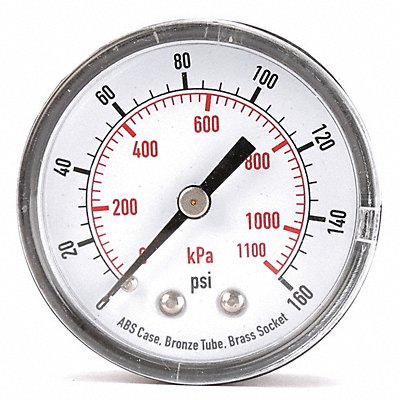 D1339 Pressure Gauge Test 2 In