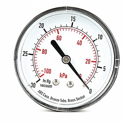 D1344 Vacuum Gauge Test 2-1/2 In