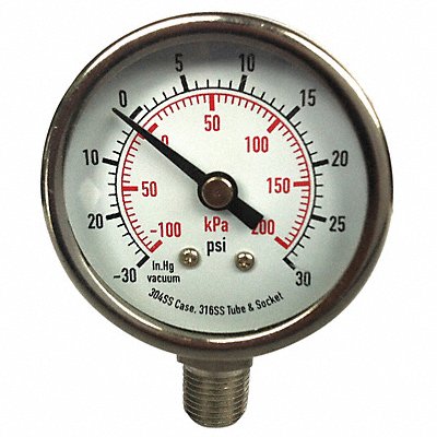 D1353 Vacuum Gauge Test 1-1/2 In