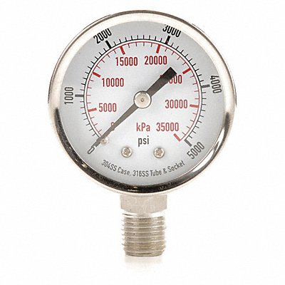 D1357 Pressure Gauge Test 2 In