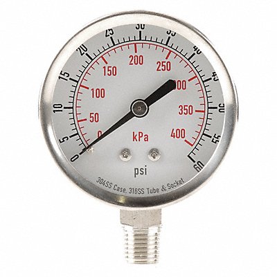 D1362 Pressure Gauge Test 2-1/2 In