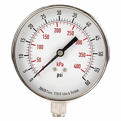 D1366 Pressure Gauge Test 3-1/2 In