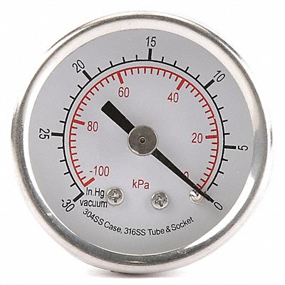 D1354 Vacuum Gauge Test 1-1/2 In