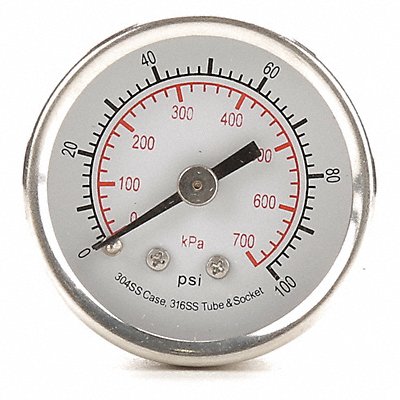 D1354 Pressure Gauge Test 1-1/2 In