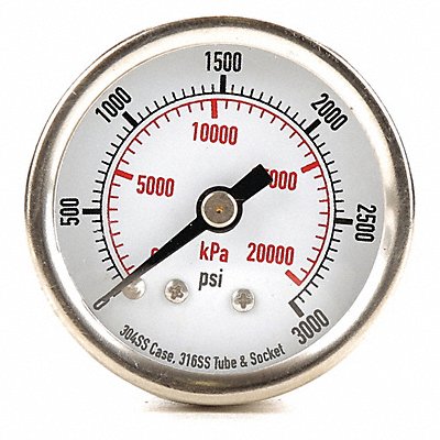 D1354 Pressure Gauge Test 1-1/2 In