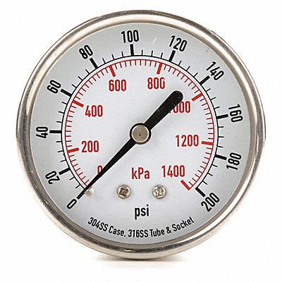 D1363 Pressure Gauge Test 2-1/2 In