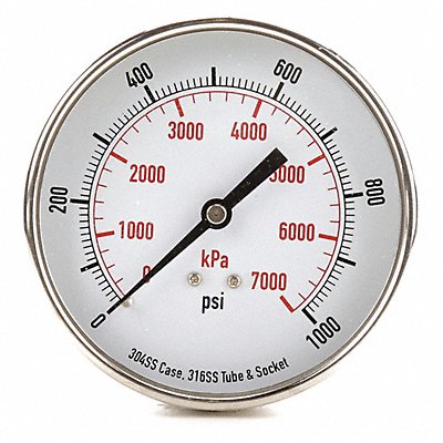 D1367 Pressure Gauge Test 3-1/2 In