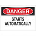 Sign 3 1/2 inx5 in Polyester