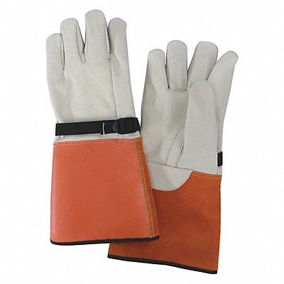 D1039 Elec. Glove Protector 11 Beige/Orange PR