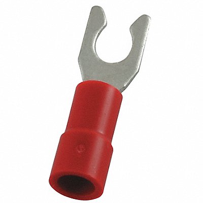 Fork Terminal Tin Copper Red PK100