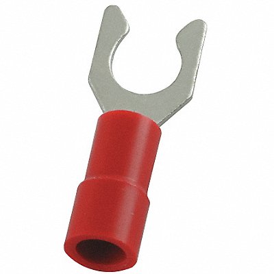 Fork Terminal Tin Copper Red PK100