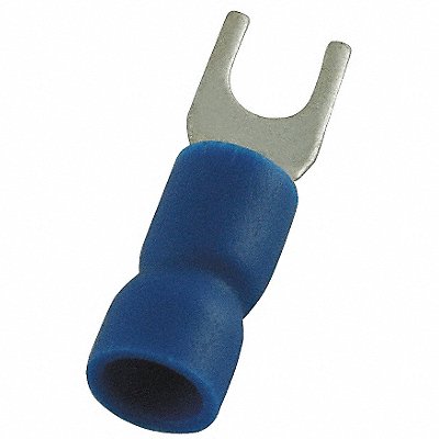 Fork Terminal Tin Copper Blue PK100