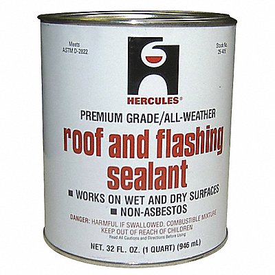 Roof Flashing Sealant Black 1 Qt