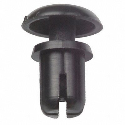 Push-In Rivet Black Dome PK20