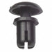 Push-In Rivet Black Dome PK20