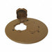 Floor Box Cover Duplex Bronze PVC