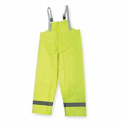 D2327 Rain Bib Overall Class E Ylw/Grn 2XL