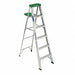 Stepladder Aluminum 6 ft H 225 lb Cap.