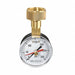 Pressure Gauge Max Reading 2 In