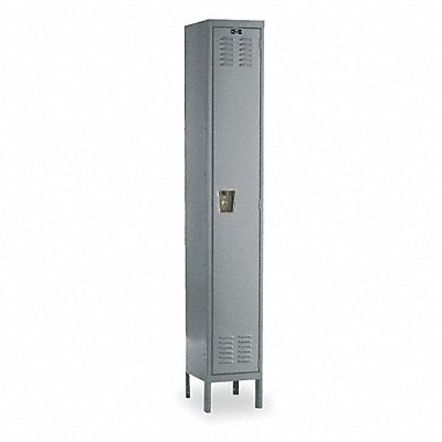 G3743 Wardrobe Locker Lvrd 1 Wide 1 Tier Gray