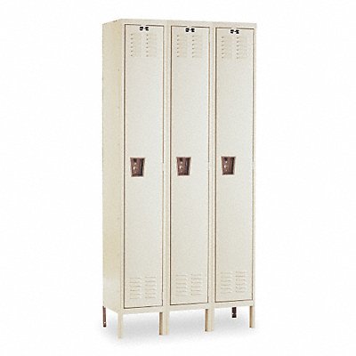 G3756 Wrdrb Lockr Lvrd 3 Wide 1 Tier Tan