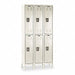 G3777 Wrdrb Lockr Lvrd 3 Wide 2 Tier Tan