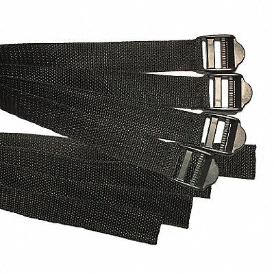 Replacement Strap 24 L x 1 W Black PK4