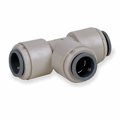 Adapter 3/16 in Tube OD Gray PK10