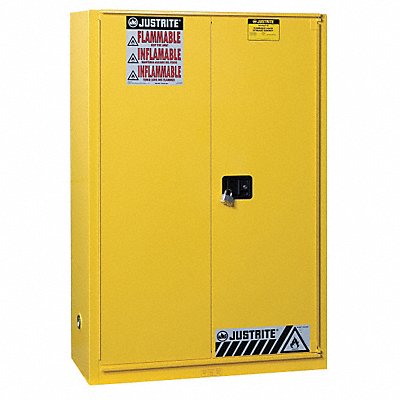 Flammable Safety Cabinet 90 gal Yellow